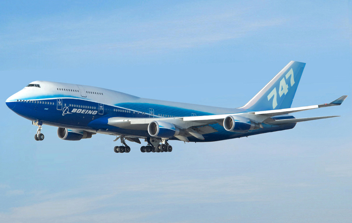 Boeing 747-400 next