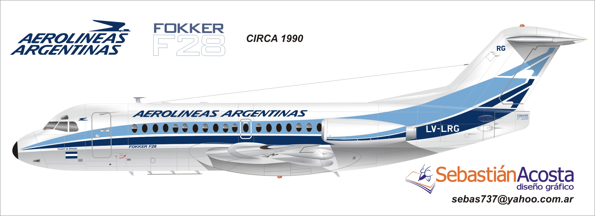Fokker F-28 Fellowship #06